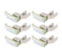 Qcwwy Presser de Máquina de Costura Alta Al Pie, Pie de Prensador TCR1/16N Resistente Al Desgaste para Costura Industrial, Plástico/Acero Inoxidable