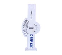 Qcwwy Probador de Salinidad, Hidrómetro Marino Preciso Acuario Medidor de Salinidad Marina para Tanque de Peces Estanque Agua Agua Salada Agua Dulce Prueba de Gravedad Específica