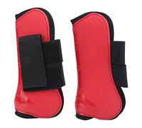 Qcwwy Productos para el Cuidado de Caballos, Botas para Rodillas Equinas, Botas Protectoras para Pezuñas de Caballo, Botas Protectoras Delanteras/traseras Abiertas para Saltos de
