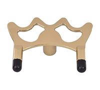 Qcwwy Puente de Cabeza de Piscina de Metal Antideslizante Horquilla Alta de Metal Ideal para Entusiastas del Billar Revestimiento de Cobre Duradero Se Adapta a Varios Tipos de Tacos Suministros de