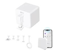 Qcwwy Pulsador de Botón Inteligente, Aleta de Botón de Control Remoto Inalámbrico, Interruptor de Luz Automatizado con Comando de Voz para el Hogar y la Oficina (V2)