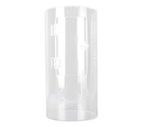 Qcwwy Recinto Acrílico para Reptiles, Tanque Transparente Cilíndrico Transparente con Base Impermeabilizante, Vista de 360 Grados, Sellado de Ventilación, Terrario para