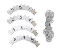 Qcwwy Reloj de Pared con Engranajes, Reloj de Pared con Engranajes Móviles 3D, Rueda Dentada Grande, Reloj de Pared con Hora, Arte de Pared Grande Moderno, Reloj Mecánico Giratorio,