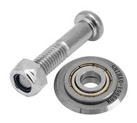 Qcwwy Rueda de Corte Manual de Azulejos de Cerámica de Aleación, Incisiva con Tornillo HH para Corte Preciso en Línea Recta de 10000 Metros, Herramienta de Corte de Metal