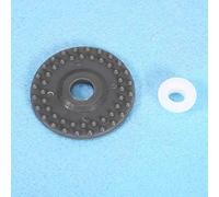 Qcwwy Rueda de Goma para Máquina de Tejer, Accesorio de Metal para Caña Plateada Sk840 Sk830 Sk580 Sk280 para un Rendimiento Suave