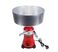 Qcwwy Separador Centrífugo de Crema de Leche, Separador de Crema Eléctrico de Aleación de Aluminio con Recipiente de 12 Litros de Leche de Vaca de Cabra que Convierte la (Enchufe europeo 220V)