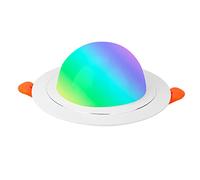 Qcwwy Smart WiFi LED Downlight Control por Voz | Luz empotrada LED inteligente con WiFi para cocina, Control por voz, 7W de potencia, carcasa de aluminio RGB, para