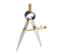 Qcwwy Snap Compass Ciegas de 100 Mm Borde Ajustable Divisor de Ala Divider Herramienta Giratoria Compasses de Artesanía de Cuero para Carpintería Ajustable Divisor de Cuero Bordeo