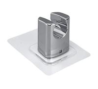 Qcwwy Soporte para Cabezal de Ducha, Adhesivo de Plástico, Soporte para Rociador de bidé Montado en la Pared, No Necesita Taladro, para el Hogar, Hotel, Baño, Equipo de Baño