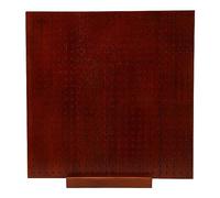 Qcwwy Tablero de Bloqueo de Ganchillo de Madera, 31,5x31,5 Cm, Diseño de Agujeros Múltiples, Ideal para Tejer y Cuadrados de Abuela