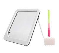Qcwwy Tablero de Escritura LED, Tableta de Escritura Fluorescente Electrónica con Luces LED Incorporadas para Niños que Dibujan y Escriben (WHITE)