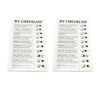 Qcwwy Tablero de Lista de Verificación para Vehículos Recreativos, Planificador de Tareas Deslizante de ABS con Tarjetas Personalizadas Reutilizables, Organizador Portátil de 20 X 12 X 0,6 Cm para