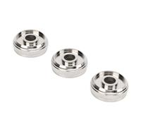 Qcwwy Tapa de Válvula de Trompeta Plateada de Metal Robusto, Pieza de Repuesto de Pistón de Metal para Reparación de Trompeta, Perfecto para Instrumentos de Latón y Entusiastas de la Música,