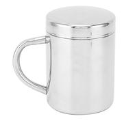 Qcwwy Tazas de té Taza de Viaje con Ergonómico para Bebidas Frías y Calientes Hogar Camping Al Aire Libre Taza de café de Acero Inoxidable Cocina con Aislamiento de Doble Pared (200ML)
