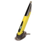 Qcwwy Teclados Ratones y Bolígrafos Presentadores Lápiz óptico de Escritorio de Ratón 2-in-1 Diseño Ergonómico 2.4g 5.0 para la Computadora Portátil PC Mac iOS con 4 Teclas 500 MAh Batería (Yellow)