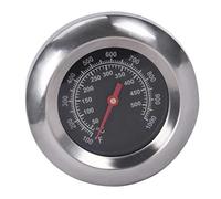 Qcwwy Termómetro para Parrilla Termómetro para Parrilla de Alta Precisión Medidor de Temperatura Barbacoa de Carbón Ahumador Rosca M10 Escala Transparente para Barbacoa para Cocina Camping Cocina