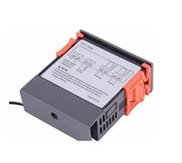 Qcwwy Termostato Digital Termostatos Controlador de Temperatura Interruptor 220 V con Pantalla LCD y Control Dual para Acuario Incubadora Fermentador Refrigerador Termostato Digital Microcomputadora