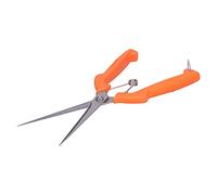 Qcwwy Tijeras para Recoger Frutas, Tijeras de Podar, de Hojalatero con Ergonómico Antideslizante y Mecanismo de Resorte, Especialmente Diseñadas para Podar Flores, Verduras, Tallos y Ramitas, Frutas