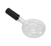 Qcwwy Tostador de Granos de Café, Vidrio de Borosilicato Alto para Uso | Vidrio de Borosilicato, Tostado Manual por Lotes, Uso Doméstico en Cocina, Tostador de té, Tostado Uniforme, Agarre Cómodo