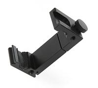 Qcwwy Trípode para Teléfono Abrazadera de Teléfono Ajustable para Luz de Relleno Micrófono Arca Ranura de Cola de Milano Compatible Aleación de Aluminio Almohadilla Protectora Gruesa Otros