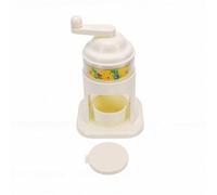 Qcwwy Trituradora de Hielo, Manivela Portátil de Primera Calidad para Hacer Hielo, Máquina Manual de Cono de Nieve, Picadora de Bebidas Compacta con Bandeja para el Hogar, Cocina, Bar,