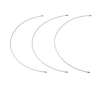 Qcwwy Tubo de Leche para Máquina de café, Paquete de 3 Mangueras de PTFE de Grado Alimenticio con Resistencia a Alta Presión y Resistencia a la Temperatura, Fácil de Instalar y Re (500 mm/19,7