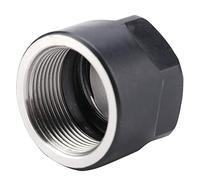 Qcwwy Tuerca de Sujeción de Pinza Tipo ER16 A, Hecha de Acero 42CrMo de Primera Calidad con Fuerte Fuerza de Sujeción, para Fresado de Pinza ER Barra de Extensión (ER16 exterior A interior M tipo