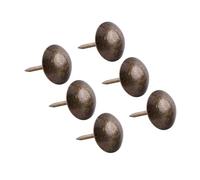 Qcwwy Uñas de Herramientas de Remaches Muebles Decorativos de 100 Tachuelas de Metal de Bronce para la Nave de Zapatos de la Puerta del sofá con Material de Hierro 100 Piezas de Tapicería Vintage