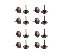Qcwwy Uñas de Herramientas de Remaches Muebles Decorativos de 100 Tachuelas de Metal de Bronce para la Nave de Zapatos de la Puerta del sofá con Material de Hierro 100 Piezas de Tapicería Vintage
