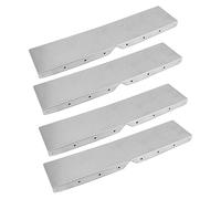 Qcwwy Uso Flexible de Aluminio Gutter Valley Guards - Drives Heavy Rain Water - Fácil Instalación Proteja la Esquina de los Techos de Tejas de la Casa 4 Piezas