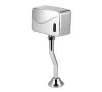 Qcwwy Válvula de Al Ras Urental sin Toque Automático, Válvula de Rasorro de Tipo Profesional de Tipo Superficie Rinal de Descarga de Plano (Instalación abierta (tubería oculta))