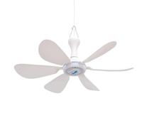 Qcwwy Ventilador de Techo de Montaje Empotrado, 5 V, 10 W, Ventilador de Techo Solar de Doble Potencia, 6 Alas de, USB Solar de Doble Potencia, 36 DB, bajo Nivel de Ruido, que Ofrece un Flujo de Aire