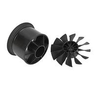 Qcwwy Ventilador EDF RC de 12 Palas, Turbina Ductada Equilibrada Dinámicamente, 50 Mm, para Motor sin Escobillas QF2611 3300 4000 4600 5000KV (adelante otro)