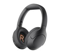 QCY-auriculares inalámbricos H3 Lite ANC, cascos por encima de la oreja con Bluetooth 5,3, cancelación activa de ruido, controlador de 40mm, sonido HiFi H3 Lite-BLACK
