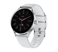 QCY Elite Bluetooth 1,19" Plata Correa Plata IPX8 SpO2 Pulsómetro Sueño