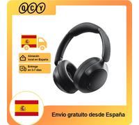 QCY H3 Pro ANC auriculares inalámbricos 50dB cancelación de ruido auriculares de Audio espacial de alta resolución con LDAC Bluetooth 5,4 auriculares sobre la oreja BLACK