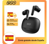 QCY Melobuds N50 ANC Auriculares inalámbricos Bluetooth 5.4 Cancelación activa de ruido 6 micrófonos Auriculares con llamadas claras Conexión multipunto Black