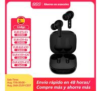 QCY T13 Auriculares inalámbricos inteligentes BT5.1 TWS Auriculares 4 Mic ENC HD Llamada Auriculares Control táctil Auriculares Larga espera 40H QCY T13 Negro