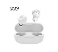 (QCY T17-WHITE) Auriculares inalámbricos Bluetooth T17 BT5.1 HIFI con control táctil, modo de baja latencia, ENC,