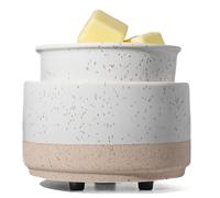 QCYBDGLOV Calentador eléctrico de cerámica para derretir cera y derretidor de cubos de aceite, calentadores pequeños y bonitos, aromaterapia para decoración del hogar, quemador que derrite velas