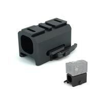QD - Adaptador de montaje elevador de mira de punto rojo, 3,91 cm de altura central óptica con espaciador integrado, compatible con mira réflex óptica ACRO P1 P2, compatible con riel Picatinny de 20