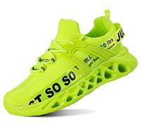 QDCFY Zapatillas deportivas para hombre y mujer, transpirables, para correr, para correr, para exteriores, fitness, gimnasio, caminar, Fz003 Dellgreen, 39 EU
