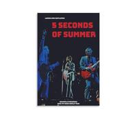 QDFFQD 5 Seconds of SummerArt - Pintura decorativa a prueba de humedad y resistente a la decoloración, regalo creativo sin enmarcar y fácil de pegar, varios tamaños para elegir