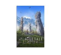 QDFFQD A Plague Tale RequiemArt - Pintura decorativa a prueba de humedad y resistente a la decoloración, regalos creativos sin enmarcar y fáciles de pegar, varios tamaños para elegir
