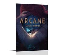 QDFFQD Arcane League of LegendsArt - Pintura decorativa a prueba de humedad y resistente a la decoloración, regalos creativos sin enmarcar y fáciles de pegar, varios tamaños para elegir