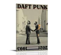 QDFFQD Around The World-Daft PunkArt - Pintura decorativa a prueba de humedad y resistente a la decoloración, regalos creativos sin enmarcar y fáciles de pegar, varios tamaños para elegir