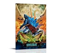 QDFFQD Godzilla King of The MonstersArt - Pintura decorativa a prueba de humedad y resistente a la decoloración, regalos creativos sin enmarcar y fáciles de pegar, varios tamaños para elegir