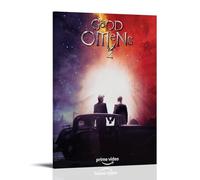 QDFFQD Good OmensArt - Pintura decorativa a prueba de humedad y resistente a la decoloración, regalo creativo sin enmarcar y fácil de pegar, varios tamaños para elegir