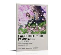 QDFFQD I Want to Eat Your PancreasArt - Pintura decorativa a prueba de humedad y resistente a la decoloración, regalos creativos sin enmarcar y fáciles de pegar, varios tamaños para elegir