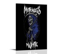 QDFFQD Motionless in WhiteArt - Pintura decorativa a prueba de humedad y resistente a la decoloración, regalos creativos sin enmarcar y fáciles de pegar, varios tamaños para elegir